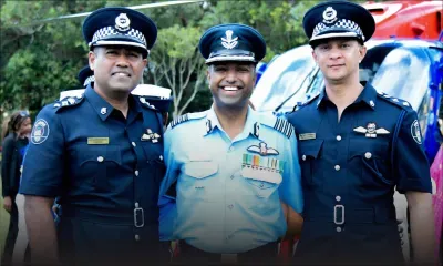 Trois membres de l’Helicopter Squadron promus 