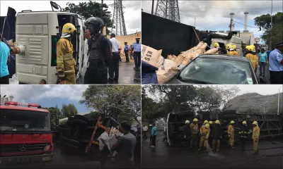 Saint-Louis, Plaine-Lauzun : cinq blessés dans un accident