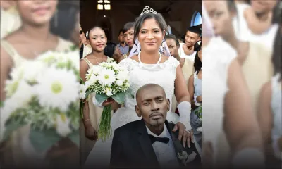 Atteint d’un cancer au stade avancé : Whesley épouse Queenzi, la femme de sa vie