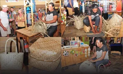 Mère et fille valorisent le vacoa