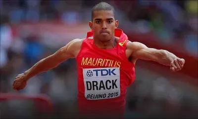 Triple saut en salle: le Mauricien Jonathan Drack no 1 mondial