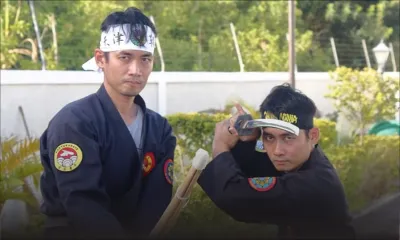 Gérald and Gilbert Koon : twin brothers master the art of the Ninja