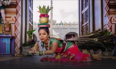 Portrait : Eswaree Chellygadoo, la fée de la danse du feu 