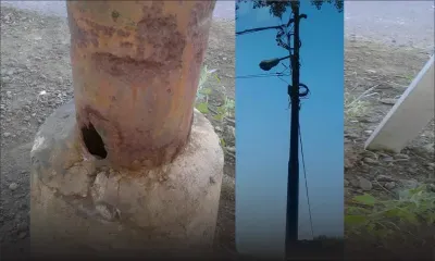 Pylône électrique menaçant