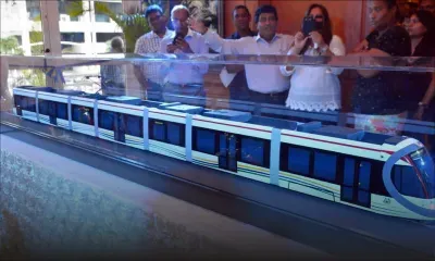 Mairie de Port-Louis : exposition itinérante pour présenter la maquette du métro