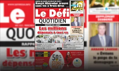 Voici la Une du Defi Quotidien de ce mercredi 27 Mars 2019