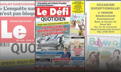 Voici la une du Défi Quotidien de ce Jeudi 27 Avril 2023