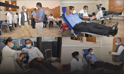 [En images] Au Sir Harilall Vaghjee Hall : don de sang pour les fonctionnaires 