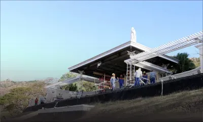 À Marie Reine de la Paix : aménagements en cours pour la visite du pape François