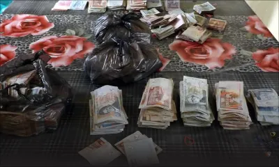 Le suspect arrêté pour blanchiment d’argent: Rs 900000 en petites coupures dissimulées dans une table