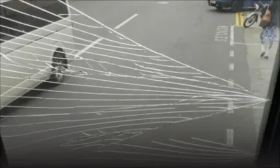 Un autobus dans un état lamentable