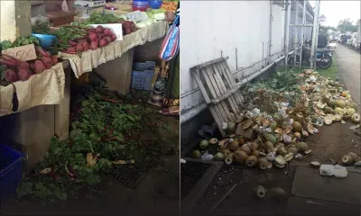 Le marché de Rose-Belle dans un sale état : à qui la faute ? 