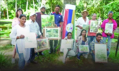 Journée Internationale de l’Aquarelle à Maurice : flash sur le jeune public mauricien