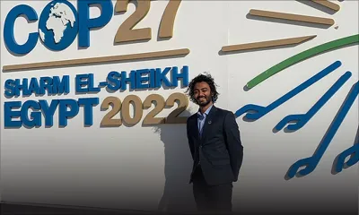 Yuv Sungkur raconte son expérience à la COP27