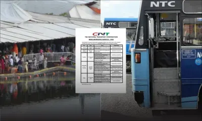 Maha Shivaratree : la CNT met en place un service spécial 