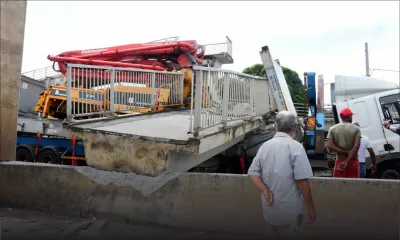 Passerelle détruite à Roche-Bois : le transitaire bientôt entendu