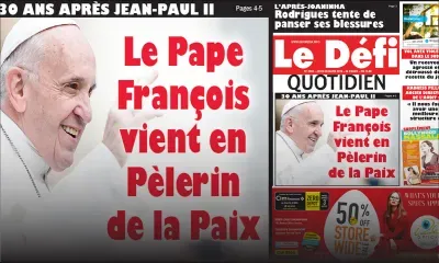 Voici la Une du Défi Quotidien de ce jeudi 28 Mars 2019