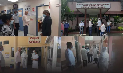 Covid-19 : Kailesh Jagutpal fait la tournée des hôpitaux