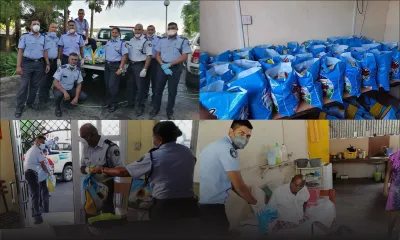 [En images] Confinement : la police de Grand-Baie vient en aide aux nécessiteux