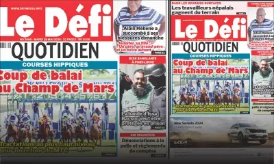 Voici la une du Défi Quotidien de ce Mardi 28 Mai 2024