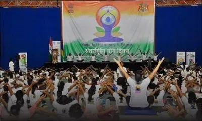 Practicing yoga helps towards maintaining good health