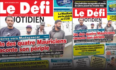 Voici la Une du Defi Quotidien de ce mardi 28 juillet 2020