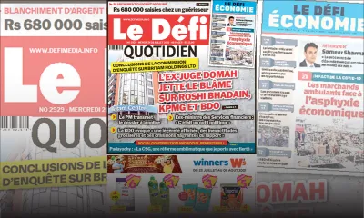 Voici la Une du Défi Quotidien de ce mercredi 28 juillet 2021