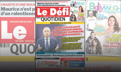 Voici la une du Défi Quotidien de ce jeudi 28 Juillet 2022