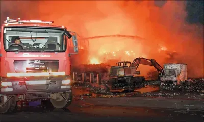 Incendie samedi après-midi : le dépotoir de Roche-Bois s’embrase