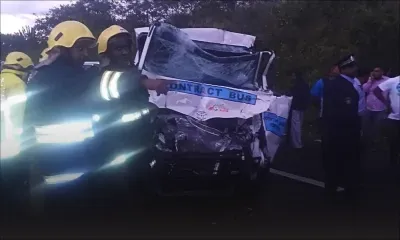 Rose-Belle : un mort dans une collision entre un minibus et un camion 