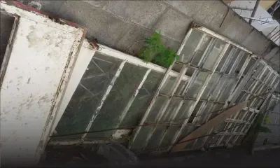 Rivière-Noire : des fenêtres cassées sur la voie publique