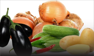 Au marché ce mois-ci : aubergine, pomme de terre, piment, concombre et oignon plus chers