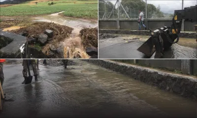 Intempéries : Vieux-Grand-Port sous les eaux