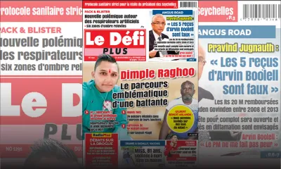 Voici la Une du Défi Plus de ce samedi 28 novembre 2020