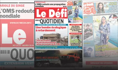 Voici la une du Défi Quotidien de ce Mardi 28 Novembre 2023