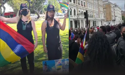 Marche citoyenne : la protestation de la diaspora mauricienne à Londres et à La Réunion