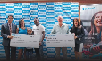 Deux clients de Barclays se partagent Rs 500 000