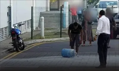 Explosion d’une bonbonne de gaz dans la cour de l’hôpital Dr AG Jeetoo