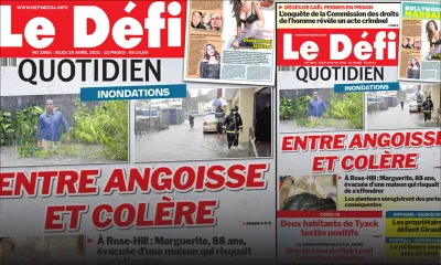 Voici la Une du Défi Quotidien de ce jeudi 29 avril 2021