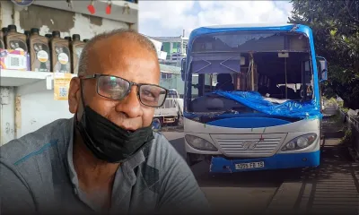 Son autobus saccagé dans les incidents du week-end dernier