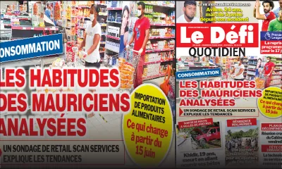 Voici la Une du Defi Quotidien de ce vendredi 29 mai 2020