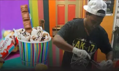 Ashfaq Rahimbaccus : l’as des rouleaux de glaces artisanales à la plancha