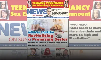 Voici la Une de News On Sunday de ce vendredi 29 juin 2018