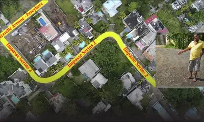 Chemin en piteux état à Pereybère : le cauchemar des habitants de l’impasse Serins 2