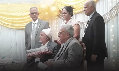 Kareem Abdul Saib, ses cent ans fêtés en confinement