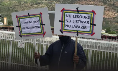 Manifestation au Champ-de-Mars : des turfistes contestent la création de la Horse Racing Division