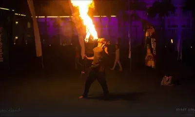 Aldric Vincent Boodoo : un cracheur de feu qui enflamme