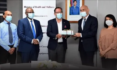 Donation : l’Allemagne offre 460 000 masques sanitaires à Maurice