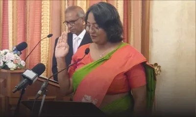 State House : prestation de serment de la nouvelle ministre Naveena Ramyead