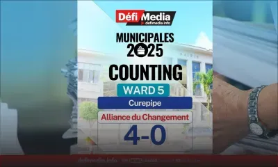 Municipales 2025 – Résultats en direct - Ward 5 Curepipe : Les 4 candidats de l’Alliance du Changement élus